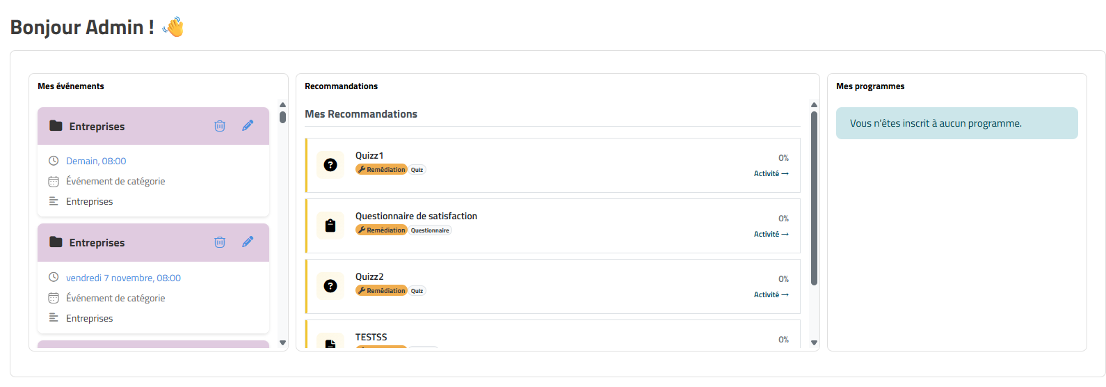 Block Multi Container